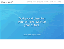 Tablet Screenshot of elliance.com